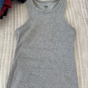 ALO Yoga Heather Gray Tank Top XS